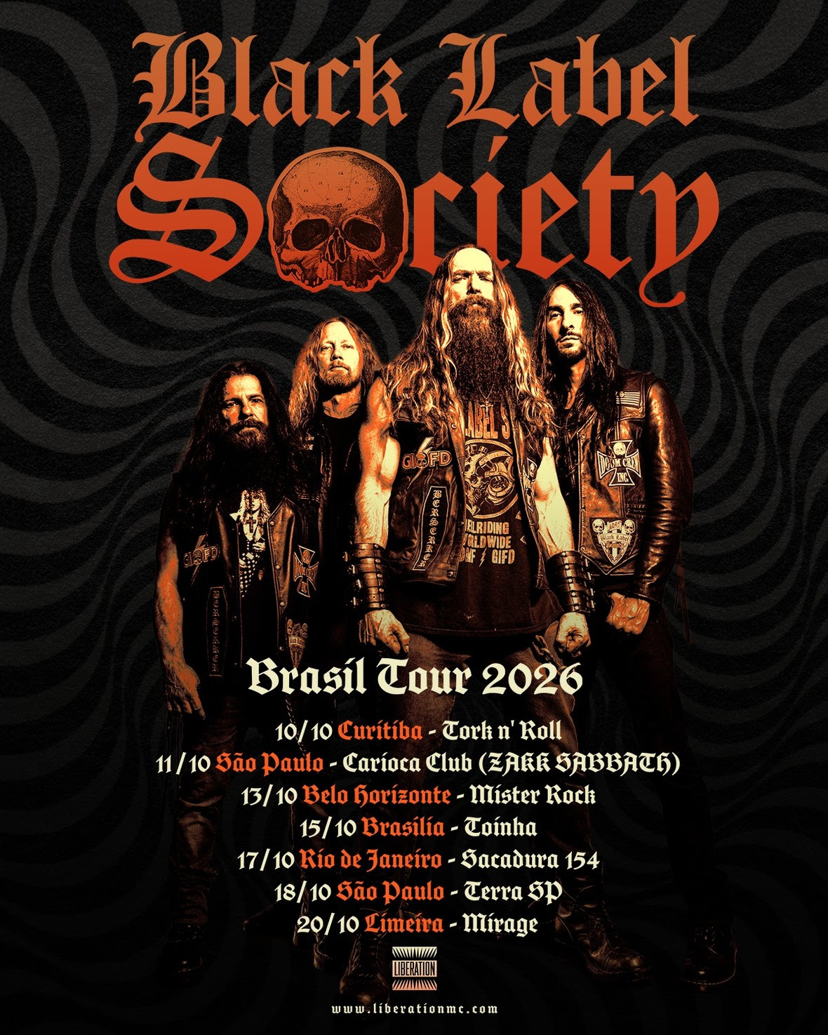 Black Label Society anuncia nova turnê pelo Brasil - Combate Rock